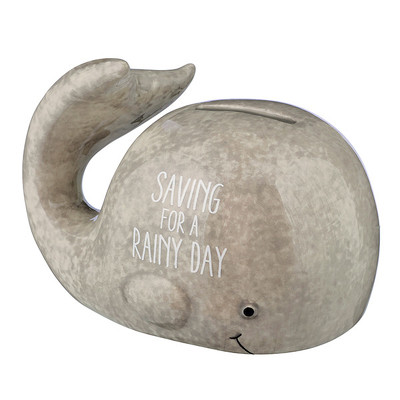 "Saving For A Rainy Day" Whale Bank from Bakanas Florist & Gifts, flower shop in Marlton, NJ
