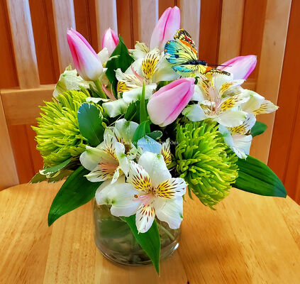 Spring Fling Cylinder  from Bakanas Florist & Gifts, flower shop in Marlton, NJ