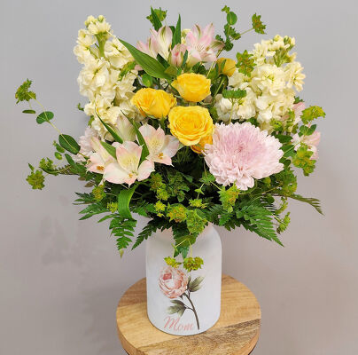 Mom's Delight Vase from Bakanas Florist & Gifts, flower shop in Marlton, NJ
