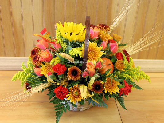 Harvest Basket from Bakanas Florist & Gifts, flower shop in Marlton, NJ