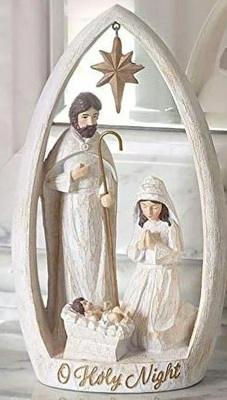 Holy Family Nativity Decor from Bakanas Florist & Gifts, flower shop in Marlton, NJ