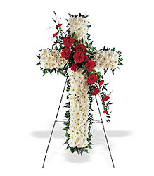 Hope and Honor Cross from Bakanas Florist & Gifts, flower shop in Marlton, NJ