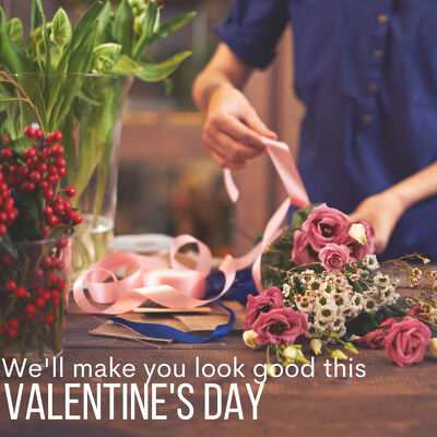 Designer's Choice Valentine's Arrangement from Bakanas Florist & Gifts, flower shop in Marlton, NJ