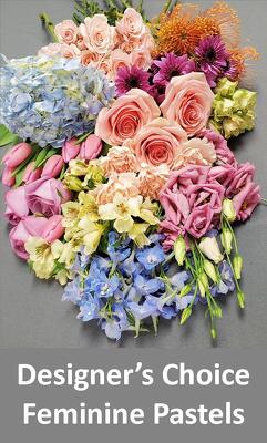 Designer's Choice Feminine Pastels from Bakanas Florist & Gifts, flower shop in Marlton, NJ