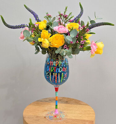 Cheers to Your Birthday! from Bakanas Florist & Gifts, flower shop in Marlton, NJ