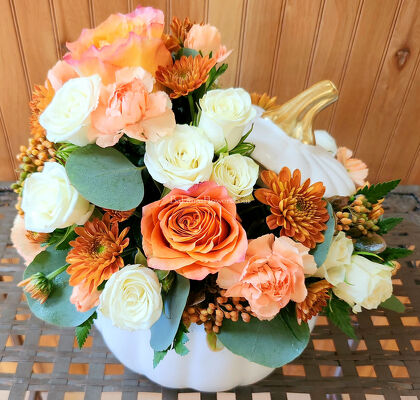 Enchanting Pumpkin  from Bakanas Florist & Gifts, flower shop in Marlton, NJ
