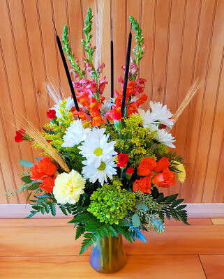 Autumn Gathering Vase from Bakanas Florist & Gifts, flower shop in Marlton, NJ