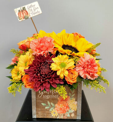 Gather Together Cube Arrangement from Bakanas Florist & Gifts, flower shop in Marlton, NJ