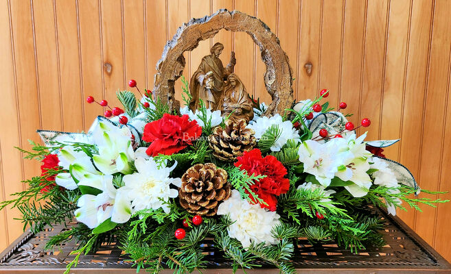 Silent Night Nativity from Bakanas Florist & Gifts, flower shop in Marlton, NJ