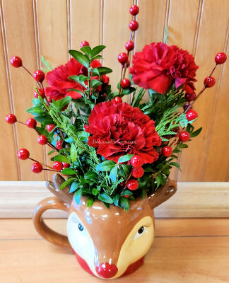 Reindeer Mug from Bakanas Florist & Gifts, flower shop in Marlton, NJ