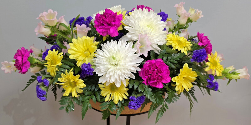Inspired Designs Spring Centerpiece from Bakanas Florist & Gifts, flower shop in Marlton, NJ