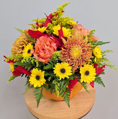 Warm Autumn Wishes from Bakanas Florist & Gifts, flower shop in Marlton, NJ