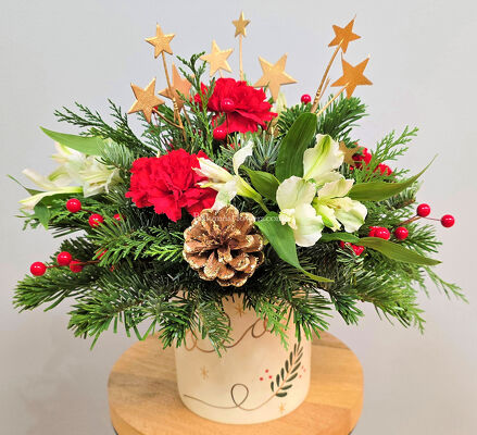 Fa la la- Compact Vase from Bakanas Florist & Gifts, flower shop in Marlton, NJ