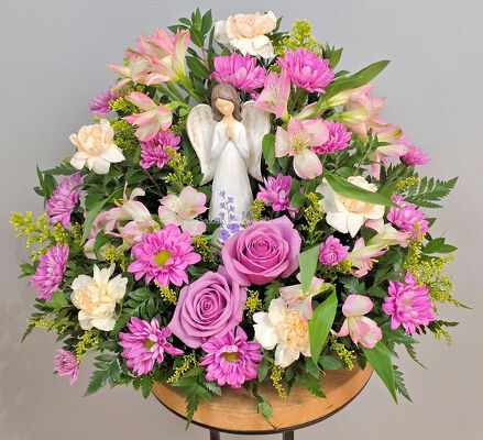 Spring Angel Memorial Tribute from Bakanas Florist & Gifts, flower shop in Marlton, NJ
