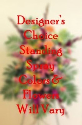 Designer's Choice Standing Spray from Bakanas Florist & Gifts, flower shop in Marlton, NJ