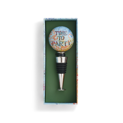 Time to Party Bottle Stopper from Bakanas Florist & Gifts, flower shop in Marlton, NJ