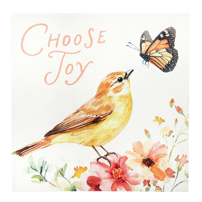 "Chose Joy" Wood Block from Bakanas Florist & Gifts, flower shop in Marlton, NJ