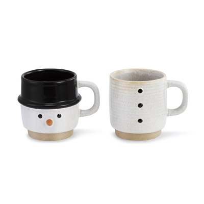 Snowman Stacked Mugs from Bakanas Florist & Gifts, flower shop in Marlton, NJ