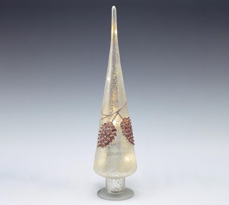 Light-Up Gold Mercury Glass Tree from Bakanas Florist & Gifts, flower shop in Marlton, NJ