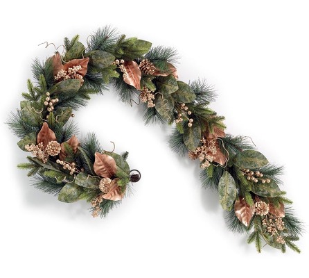 Pine with Bronze Leaves Garland from Bakanas Florist & Gifts, flower shop in Marlton, NJ