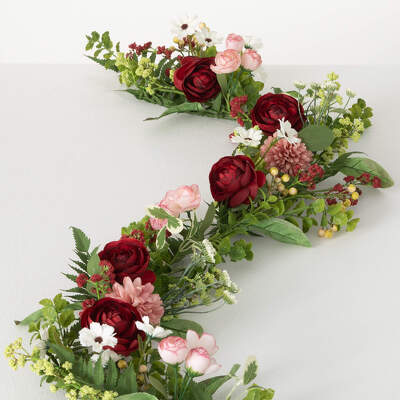 Romantic Floral Mix Garland from Bakanas Florist & Gifts, flower shop in Marlton, NJ