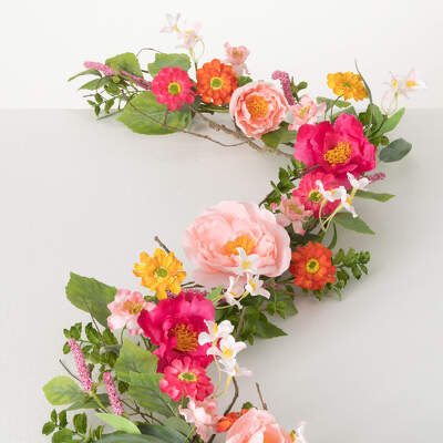 Vibrant Silk Floral Garland from Bakanas Florist & Gifts, flower shop in Marlton, NJ