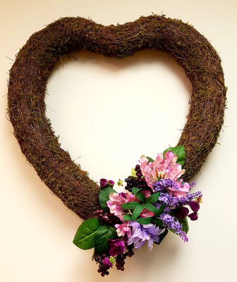 Large Heart Wreath from Bakanas Florist & Gifts, flower shop in Marlton, NJ