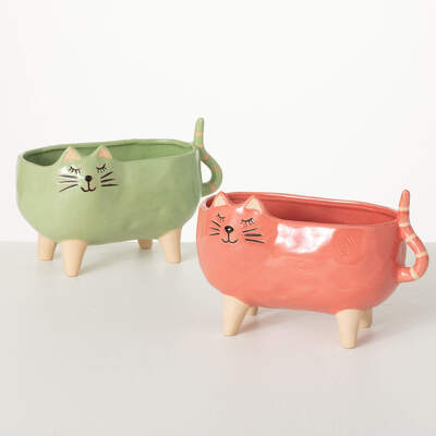 Purr-fect Cat Planter from Bakanas Florist & Gifts, flower shop in Marlton, NJ