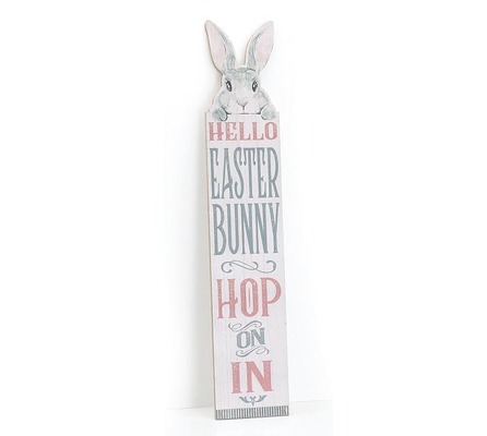Hello Easter Bunny Wooden Sign from Bakanas Florist & Gifts, flower shop in Marlton, NJ