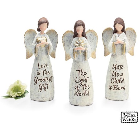 Holiest Night Resin Angels from Bakanas Florist & Gifts, flower shop in Marlton, NJ