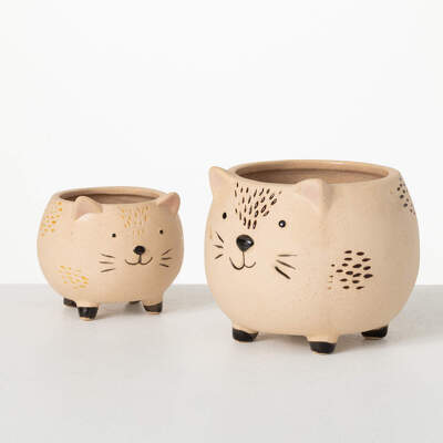 Cat Planters from Bakanas Florist & Gifts, flower shop in Marlton, NJ