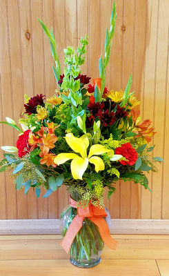 Vase of Seasonal Beauty from Bakanas Florist & Gifts, flower shop in Marlton, NJ