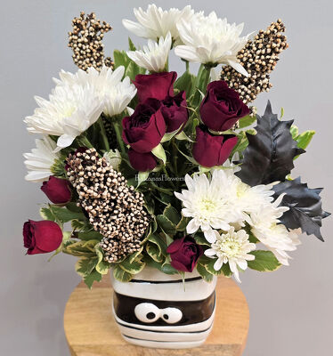 Fright Night- Mummy from Bakanas Florist & Gifts, flower shop in Marlton, NJ