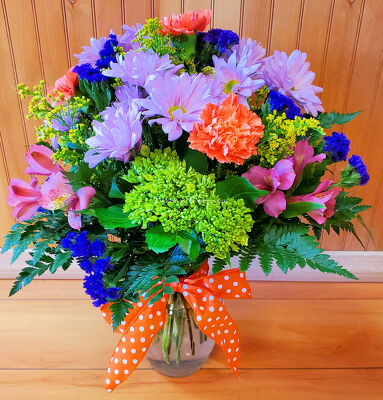 Hand Tied Spring Vase from Bakanas Florist & Gifts, flower shop in Marlton, NJ